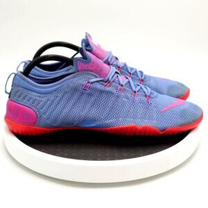 Nike Free 1.0 Cross Bionic Womens Size 10.5 Running Shoes Training Blue Pink